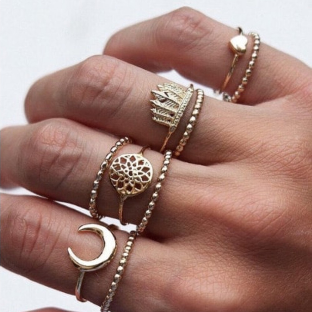 9 piece ring set